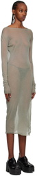 Gabriela Coll Garments Gray No.212 Maxi Dress