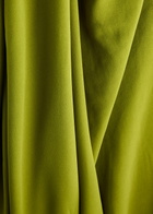 Solace London Daria Draped One-shoulder Maxi Dress Green