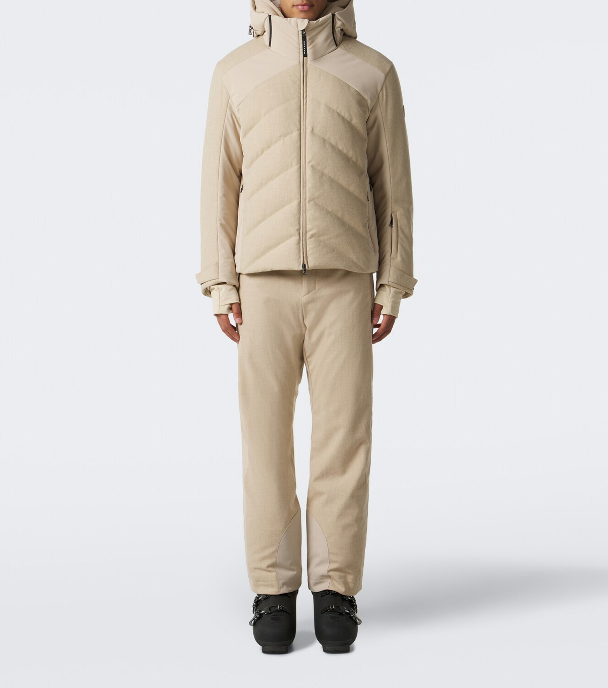 Bogner Flann flannel down ski jacket