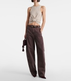Magda Butrym Floral-appliqué tank top