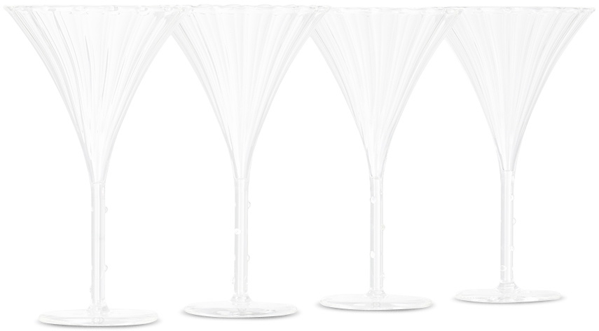 Sophie Lou Jacobsen Trumpet Aperitif Cocktail Glass Set, 4 pcs