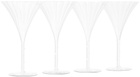 Sophie Lou Jacobsen Trumpet Aperitif Cocktail Glass Set, 4 pcs