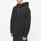 C.P. Company Men's Quarter Zip Anorak in Black