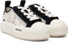 AMIRI Black & Off-White Mesh Stars Court Low Sneakers