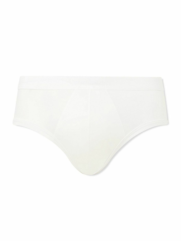 Photo: ZIMMERLI - Sea Island Cotton Briefs - White