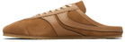 Dries Van Noten Brown Suede Mule Sneakers