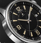 Jaeger-LeCoultre - Limited Edition Polaris Memovox Automatic 42mm Stainless Steel and Rubber Watch, Ref No. 9038670 - Black