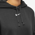 Nike Women's Essentials Oversize Popover Hoody in Black/White