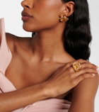 Oscar de la Renta Crab embellished earrings