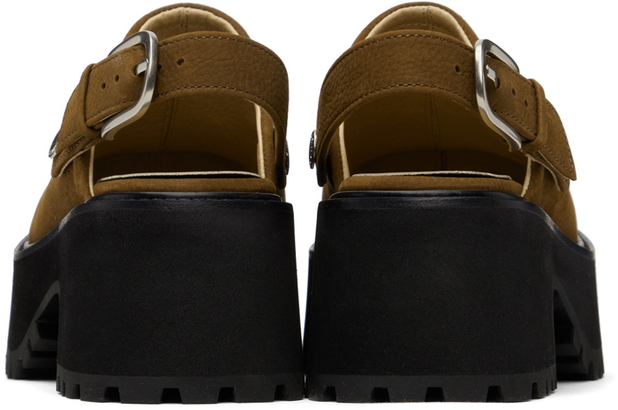 【関税込み】MARGESHERWOOD タン 70's クロッグ Marge Sherwood Tan 70's Clogs Marge Sherwood