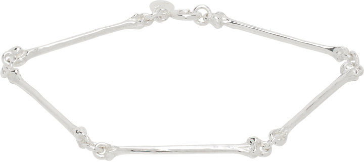 Photo: TAKAHIROMIYASHITA TheSoloist. Silver L Skeleton Bone Bracelet