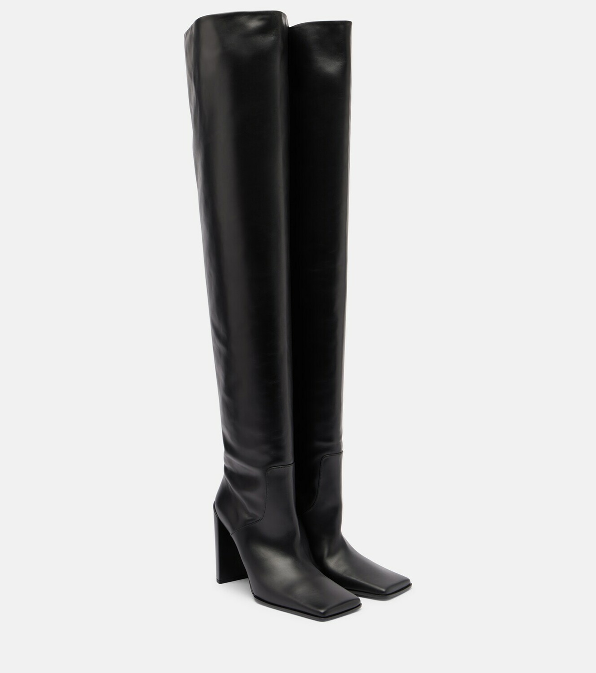 Alaïa 90 leather over-the-knee boots