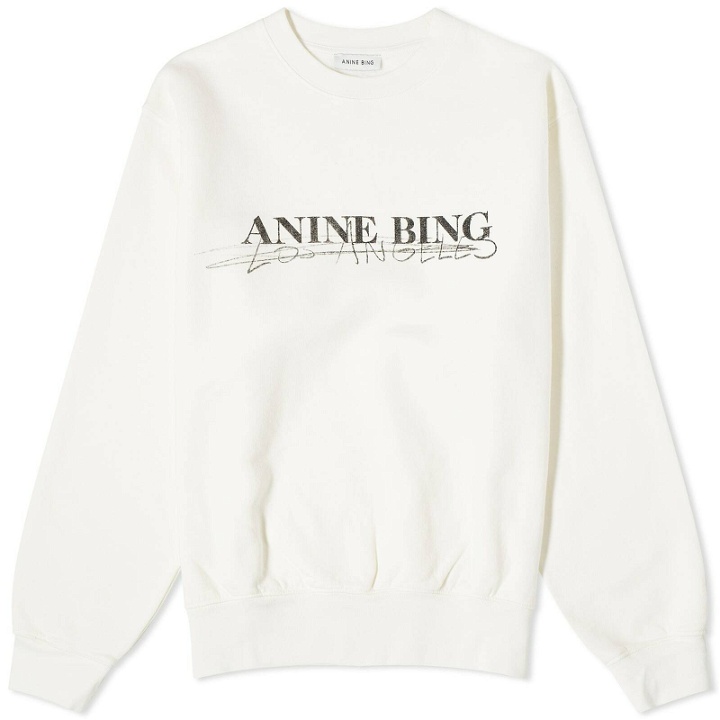 Photo: Anine Bing Women's Ramona Doodle Sweatshirt in Ivory