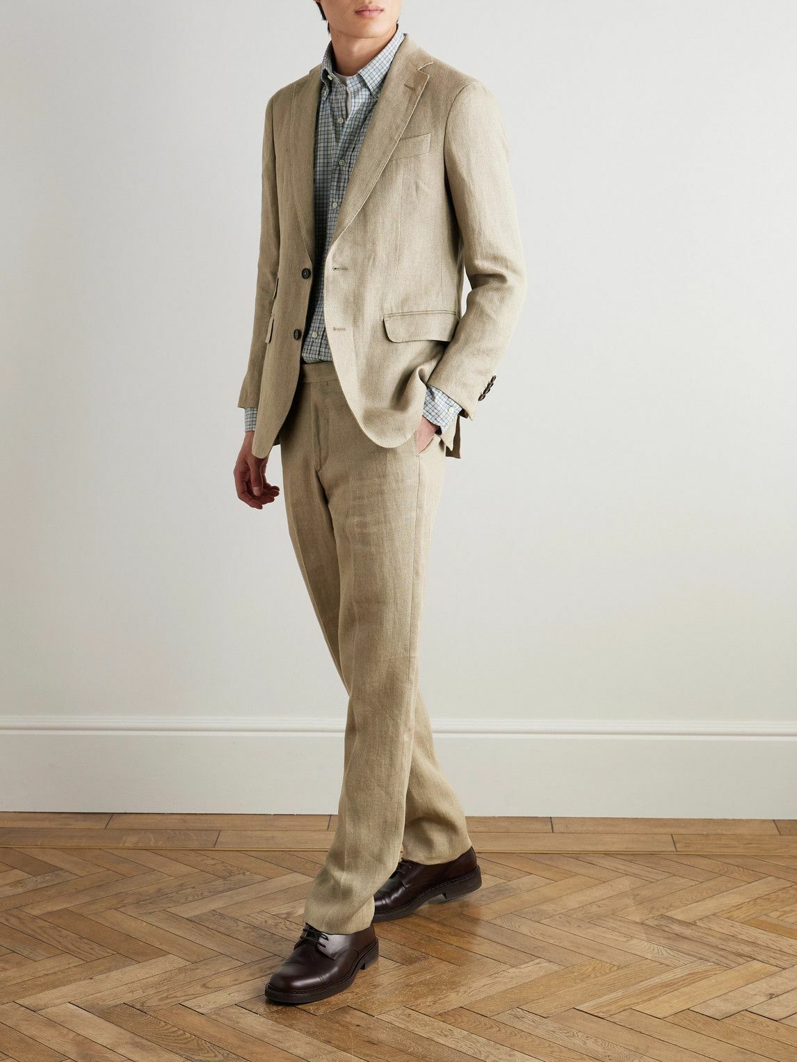 Sid Mashburn - Kincaid No. 2 Linen Hopsack Suit Jacket - Neutrals