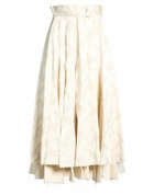 A. w.a. k.e. Mode Womens Maxi skirt Ivory