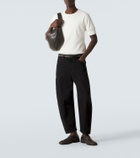 Lemaire Cotton and linen jersey Henley shirt