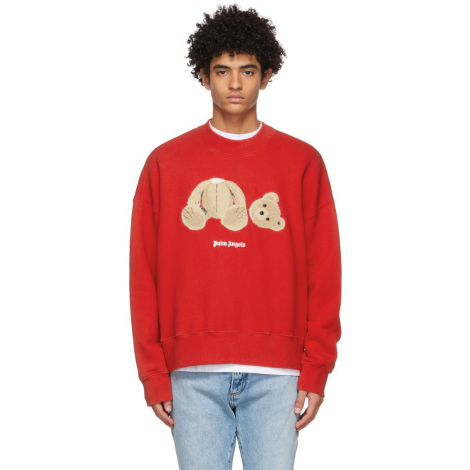 Photo: Palm Angels Red Bear Sweatshirt