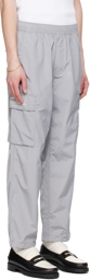 AAPE by A Bathing Ape Gray Patch Cargo Pants