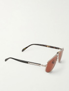 Brunello Cucinelli - Aviator-Style Titanium Sunglasses