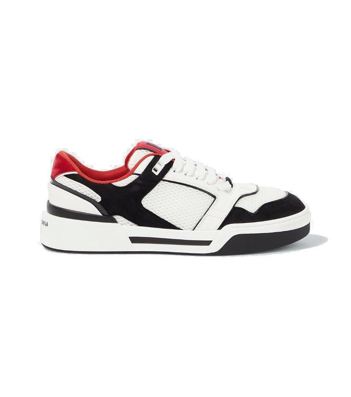 Photo: Dolce&Gabbana Roma leather-trimmed sneakers