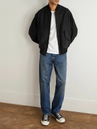 A.PRESSE - Nubuck Bomber Jacket - Black