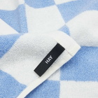 HAY Check Wash Cloth in Sky Blue 
