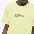 Calvin Klein Men's Box Logo T-Shirt in Cyber Green