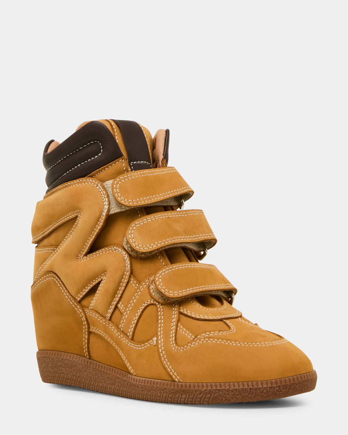 Steve Madden Mavis Sneakers in Tan Nubuck