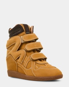 Steve Madden Mavis Sneakers in Tan Nubuck