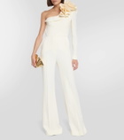 Elie Saab Floral one-shoulder jumpsuit