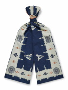 RRL - Payson Printed Cotton-Voile Scarf