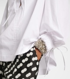 Dries Van Noten Crystal-embellished cuff bracelet