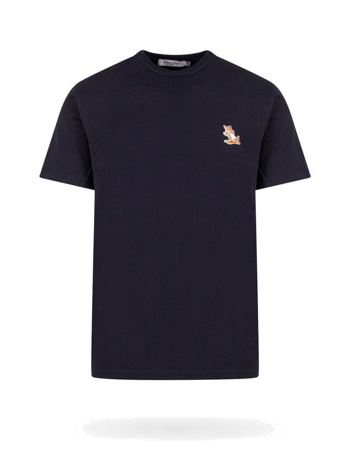 Maison Kitsune T Shirt Blue Mens Maison Kitsune