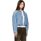 AGOLDE Blue Dixon Denim Bomber Jacket
