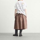 Damson Madder Women's Sundried Washing Line Boyfriend T-Shirt in Off White