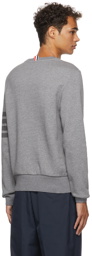 Thom Browne Relaxed Fit Tonal 4 Bar Sweatshirt