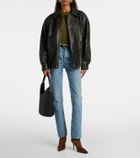 Saint Laurent Ashley 90 suede ankle boots