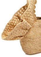 Zimmermann Ruffled Raffia Bucket bag - Natural - One Size