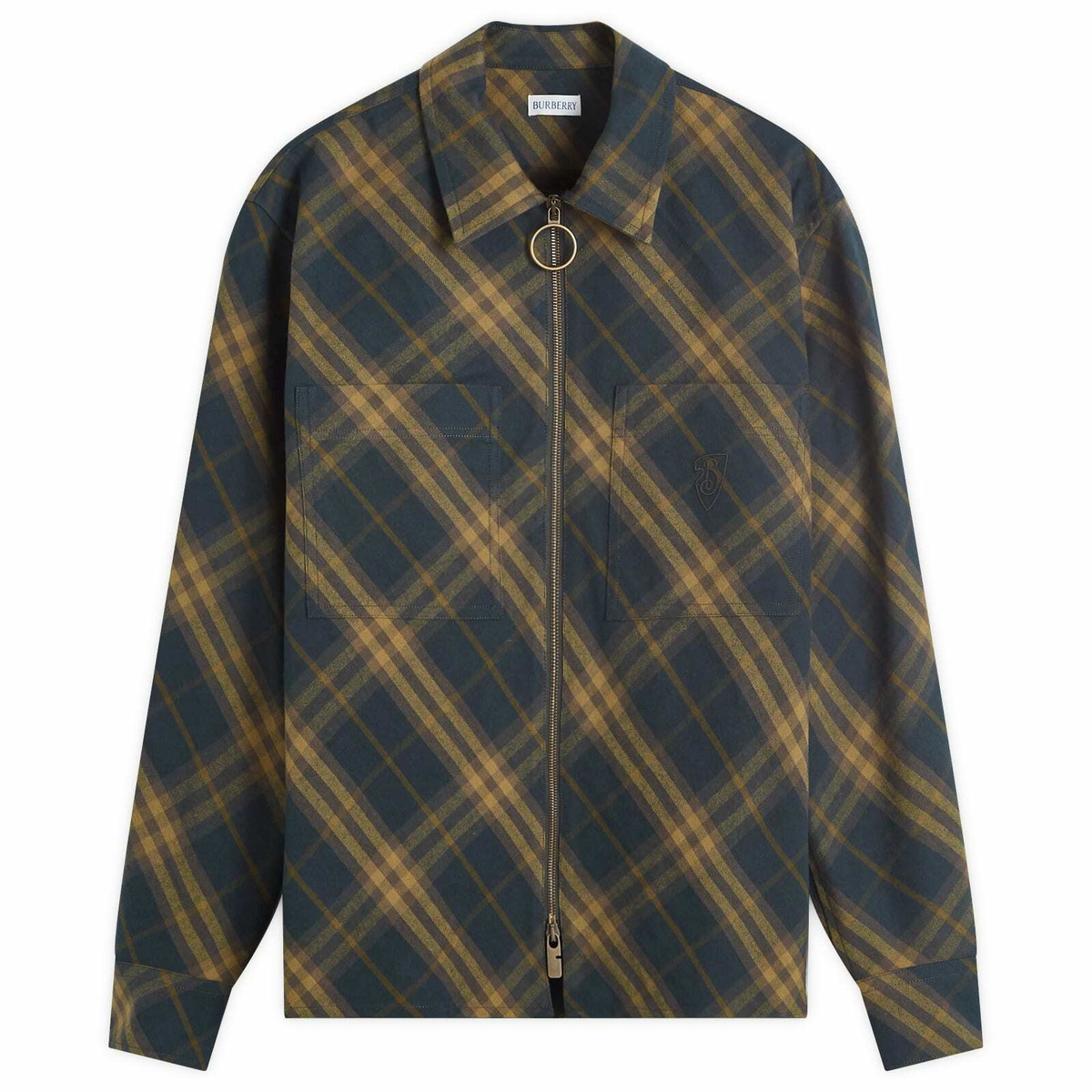 ★送関込み★ Burberry Logo check patch sweatshirt Check Label Cotton Sweatshirt in Black - Men | Burberry
