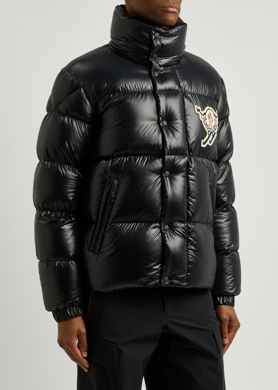 Moncler Leste Quilted Nylon Jacket Black Moncler