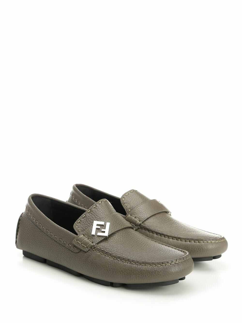Fendi FF squared drivers FF Squared Drivers Leather Black | Fendi main image 3