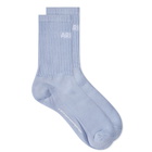 Axel Arigato Men's Logo Tube Sock in Skyway Blue