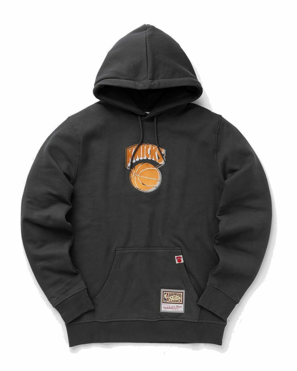 Photo: Mitchell & Ness Nba Hoodie New York Knicks Golden Hour Glaze Black - Mens - Hoodies