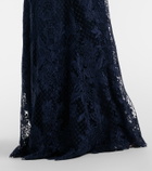 Elie Saab Embroidered lace and tulle gown