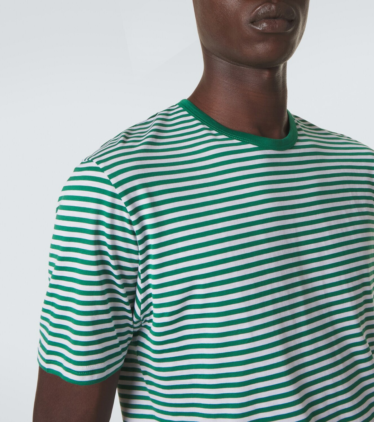 Sunspel Striped cotton T-shirt