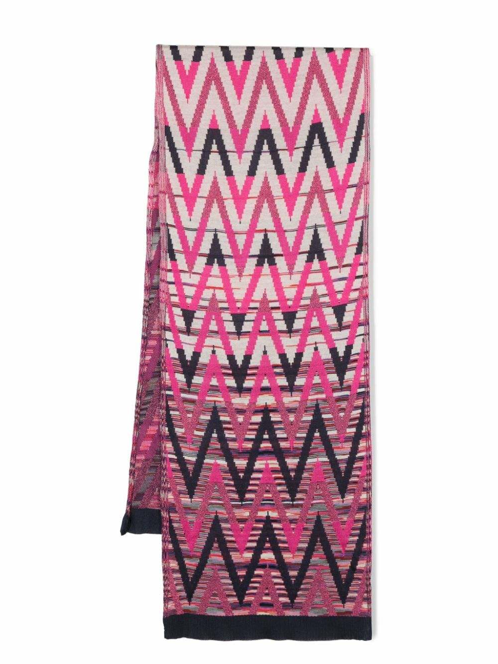 Missoni Black 100% Wool Unisex Neck Wrap Scarf