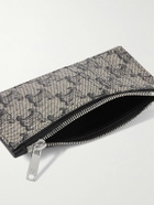 CELINE - Triomphe Coated-Canvas Zipped Cardholder