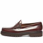 Bass Weejuns Men's Larson 90s Loafer in Wine Leather