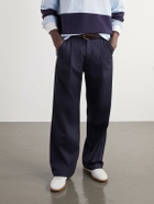 Tod's - Suede-Trimmed Leather Sneakers - White