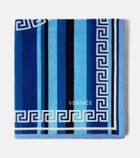 Versace Home Striped cotton terry towel
